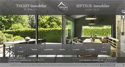 Desktop Screenshot of immobilier-thoiry.com